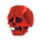 Crâne rouge