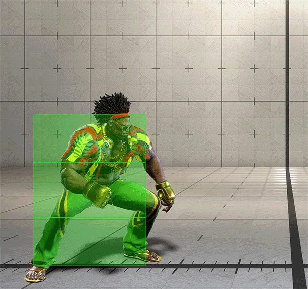 Crouching Heavy Punch