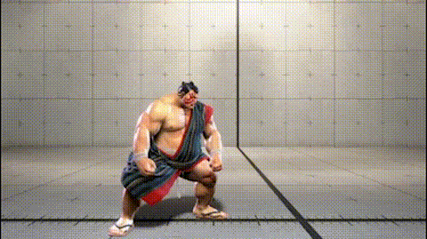 [肩屋入り]中 百裂張り手