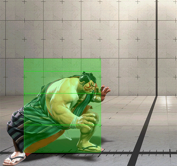 しゃがみ張り手