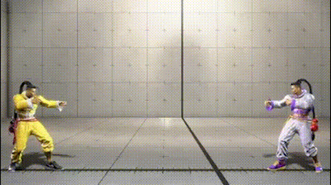 [ガード時]ドライブリバーサル(空掃腿)